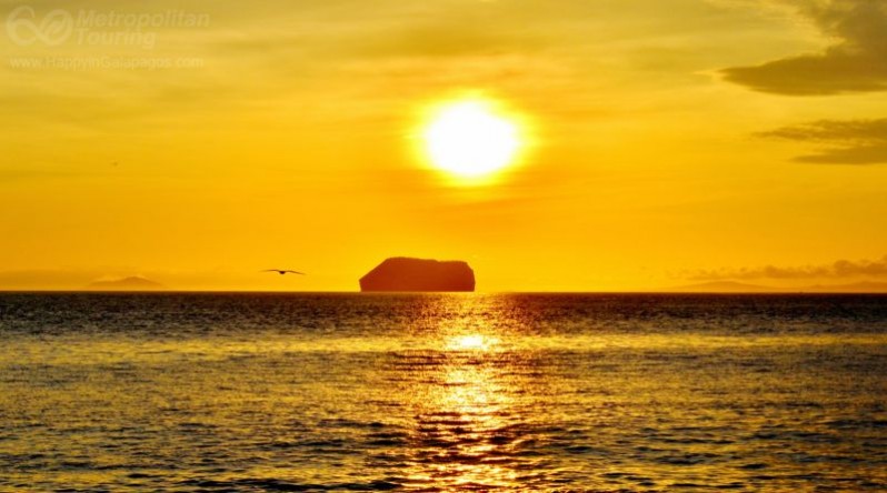 A beautiful sunset in Galapagos