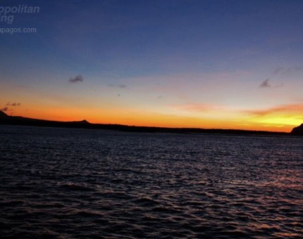 Sunset in Punta Pitt, San Cristobal Island
